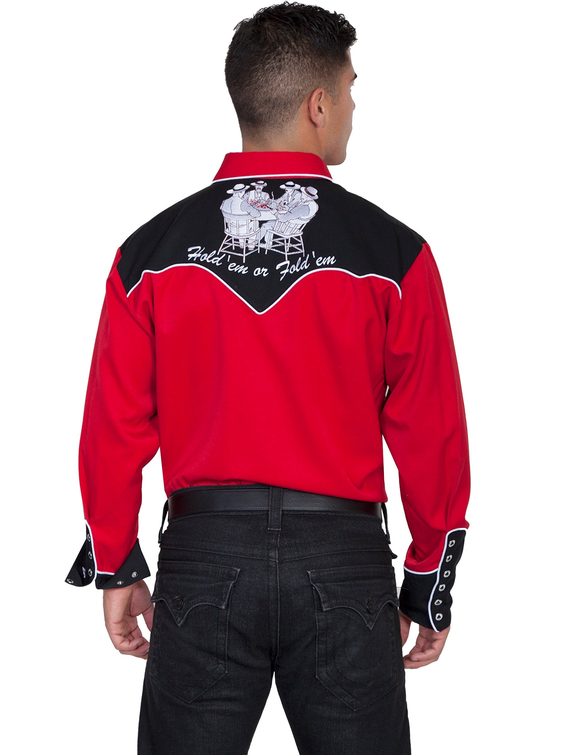 Four Ace Embroidery Shirt - P-686X