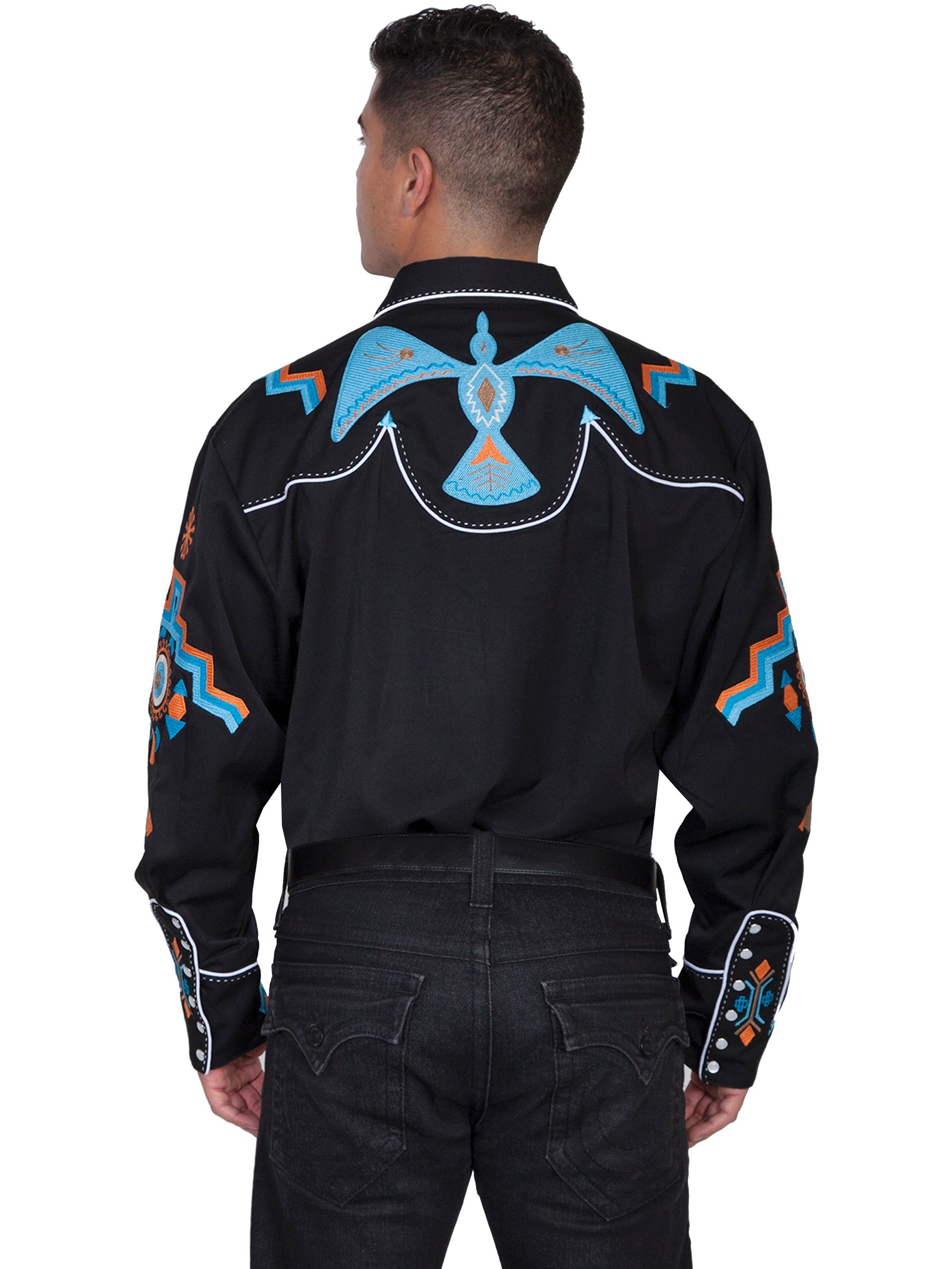 Phoenix Embroidery Shirt - P-734X