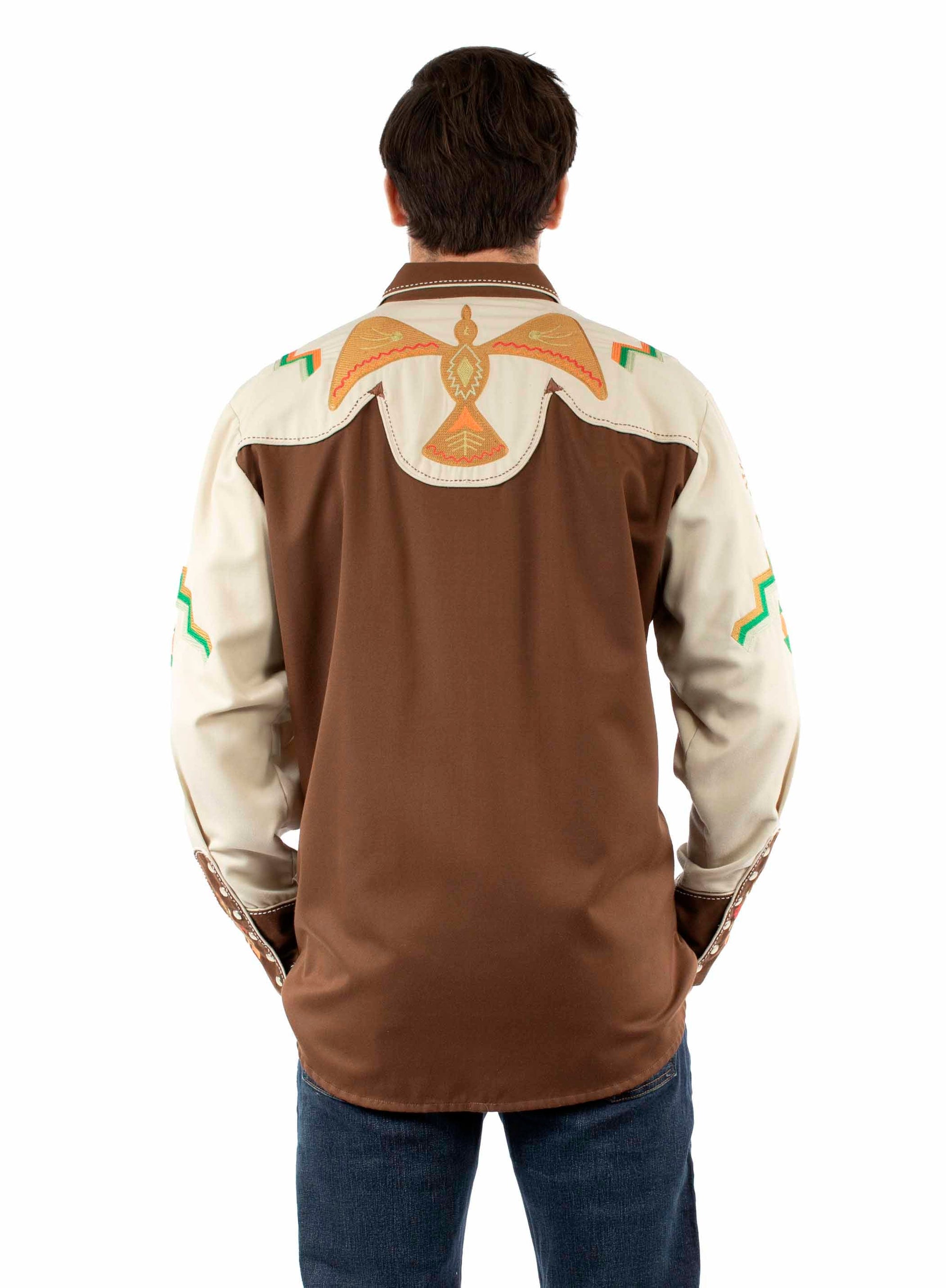 Phoenix Embroidery Shirt - P-734X