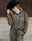 LEOPARD TWILL SHACKET