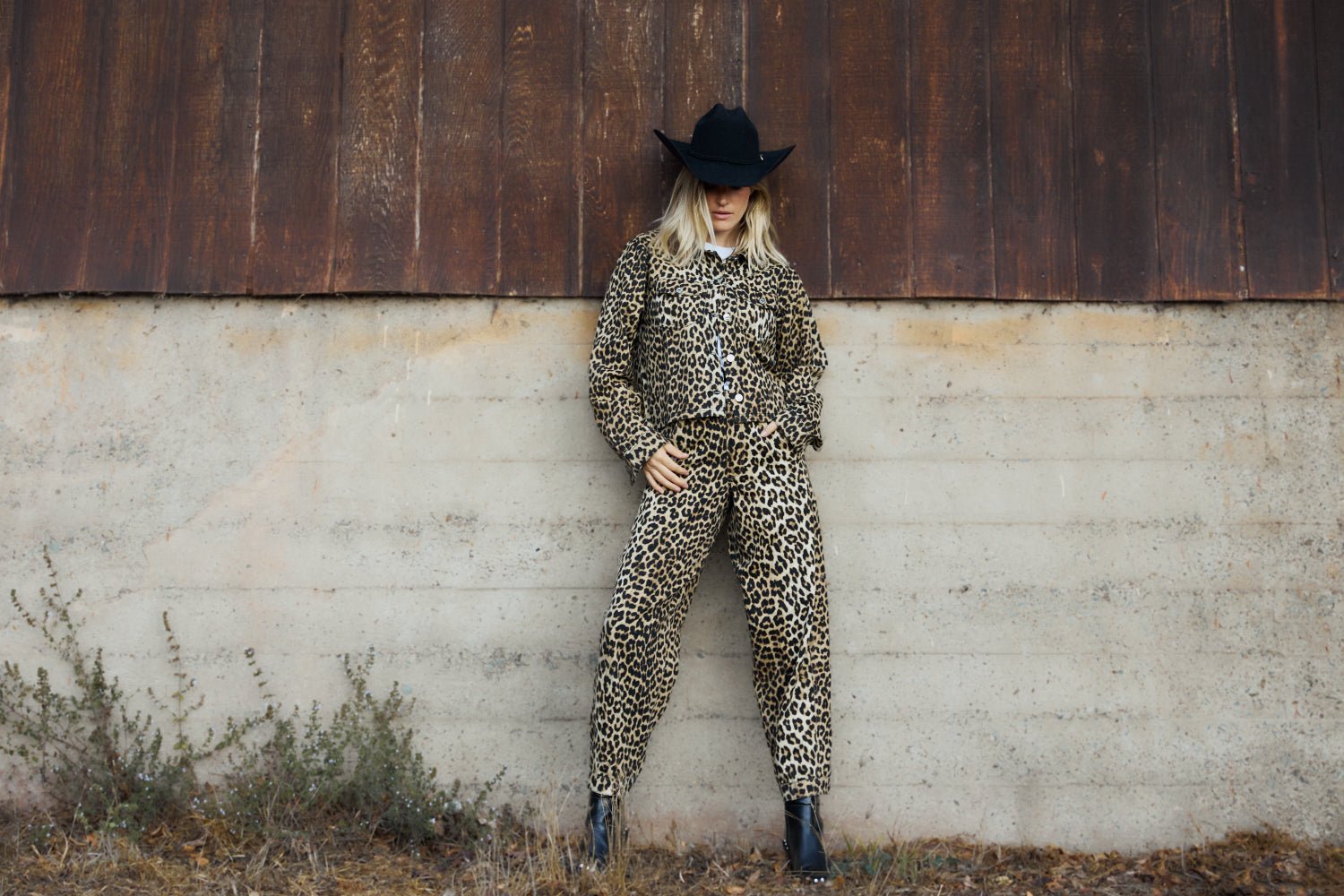LEOPARD TWILL SHACKET