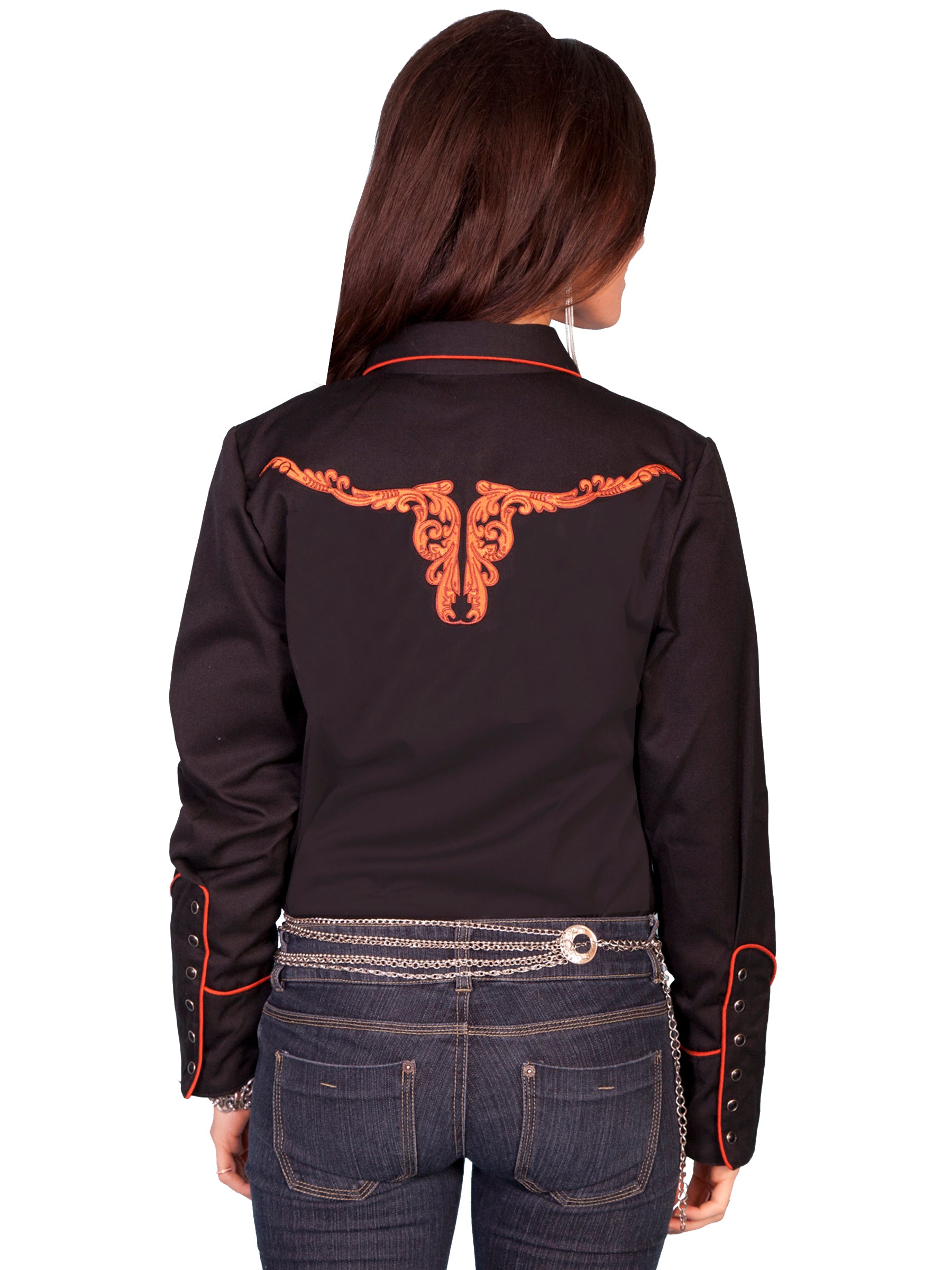 Ladies Tooled Longhorn - PL-811