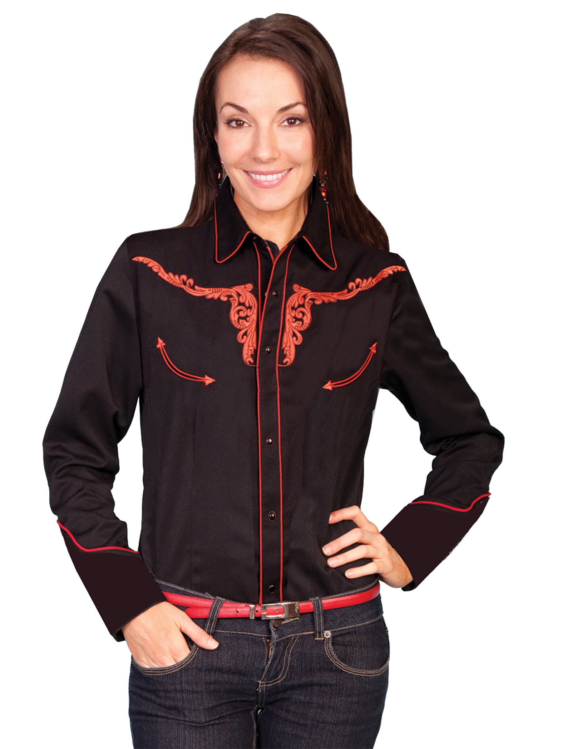 Ladies Tooled Longhorn - PL-811