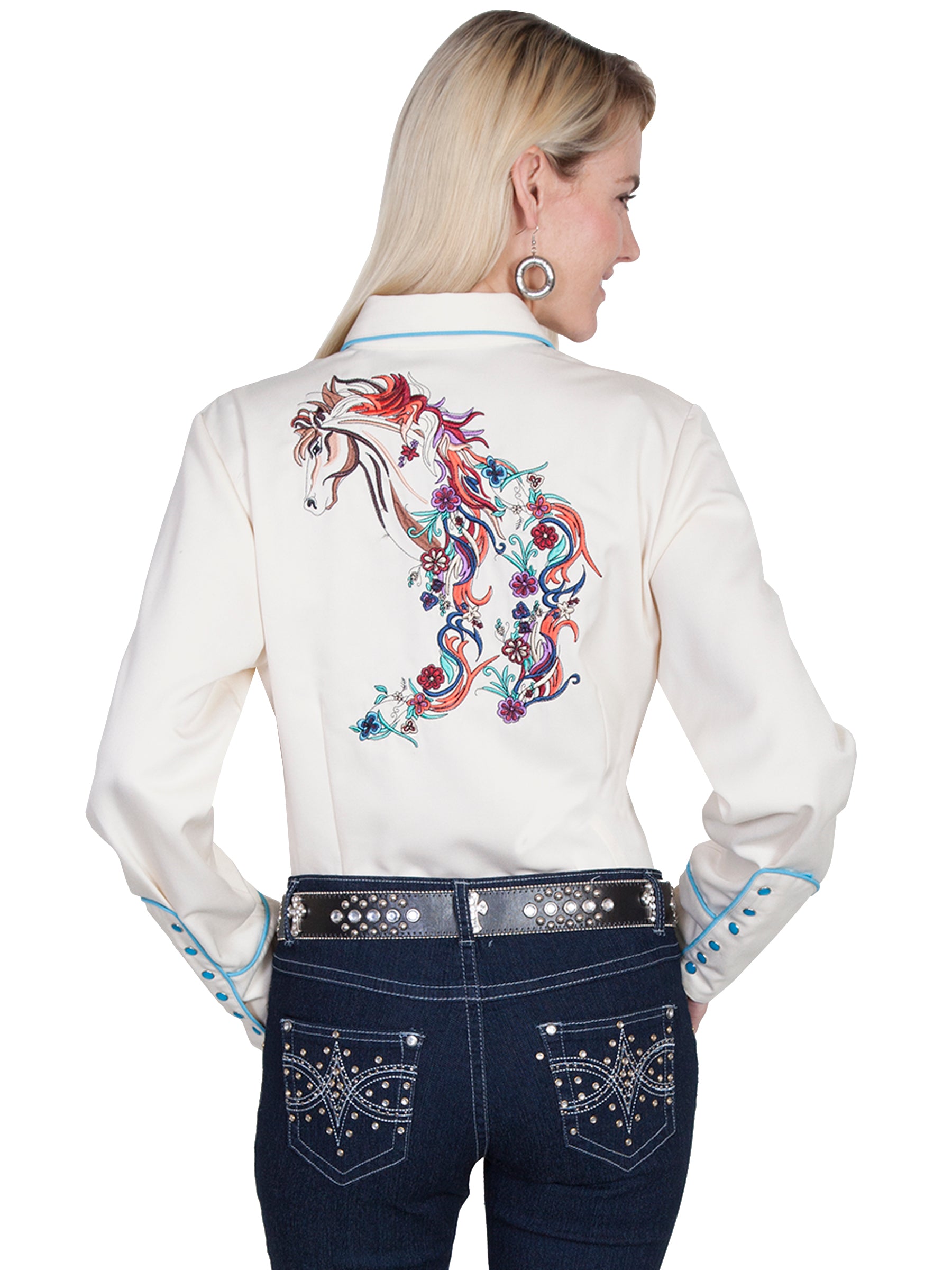Colorful Horse Embroidery - PL-856C