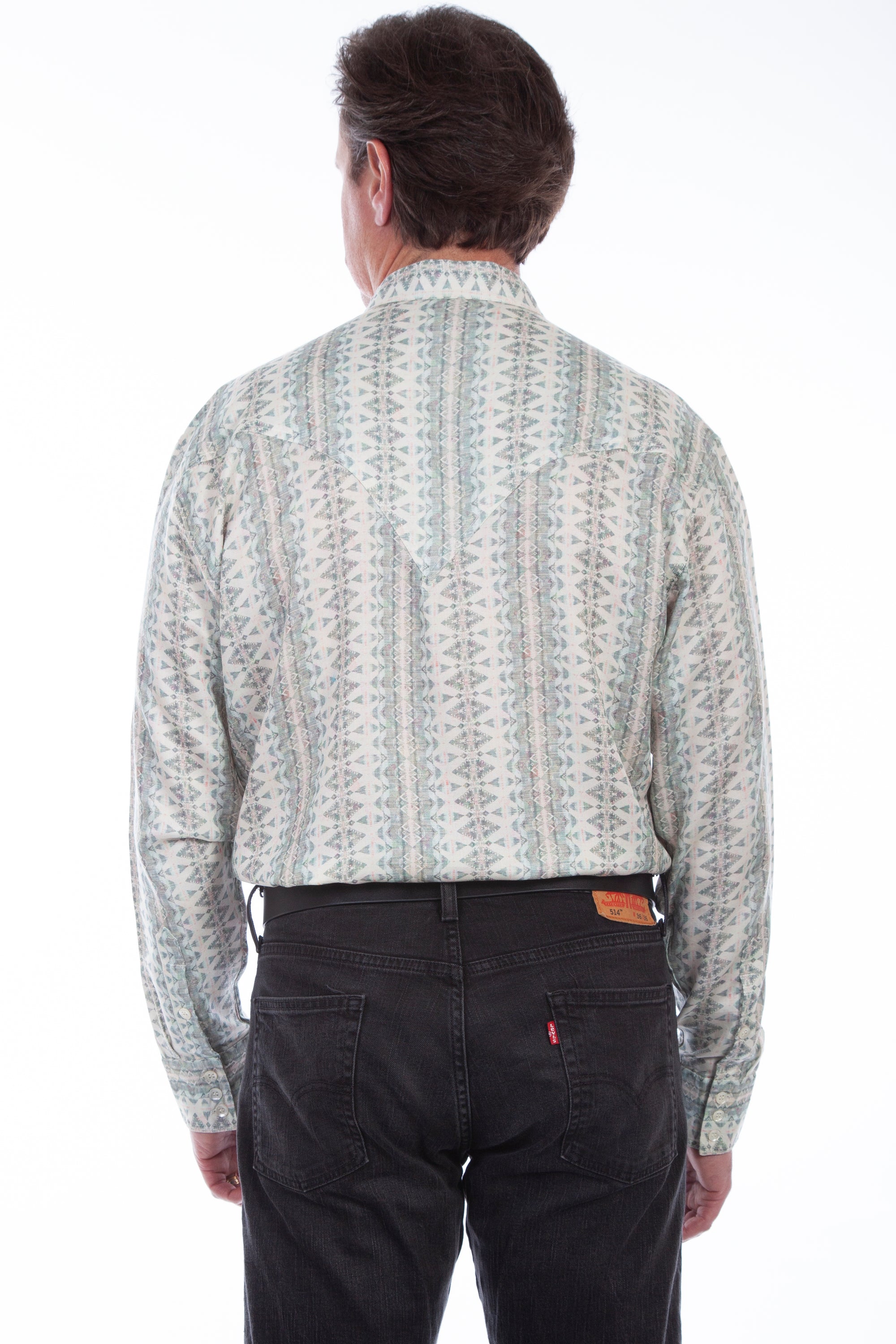 Tencel Diamond Print Shirt