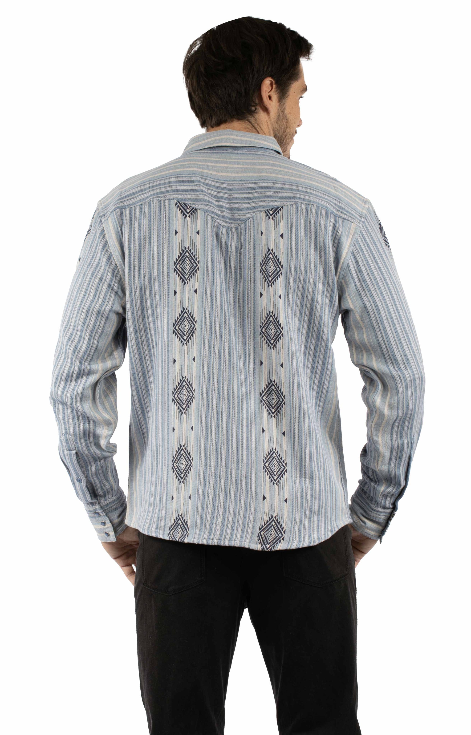 Double Knit Diamond Stripe Shirt