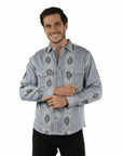 Double Knit Diamond Stripe Shirt