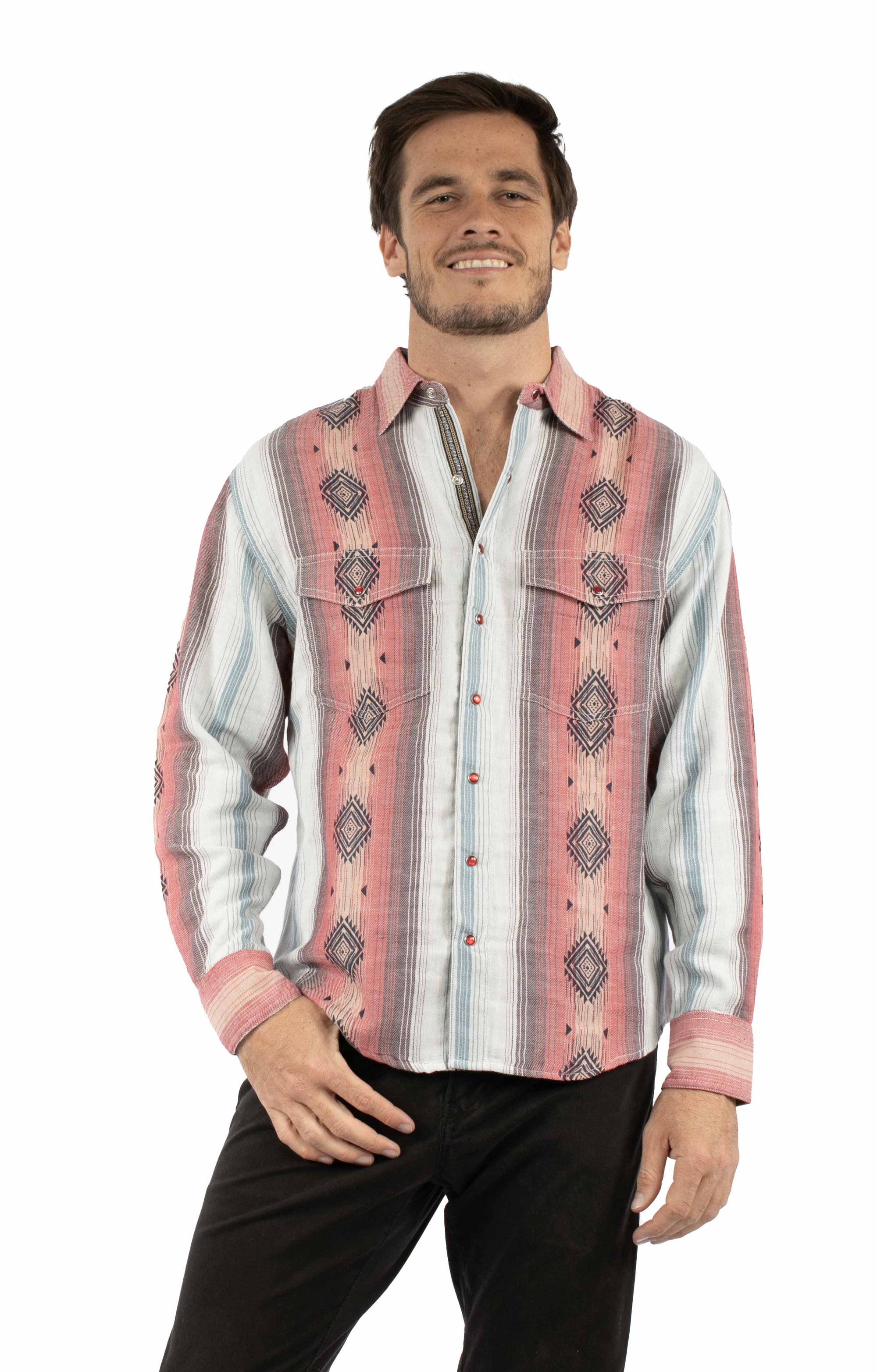 Double Knit Diamond Stripe Shirt II