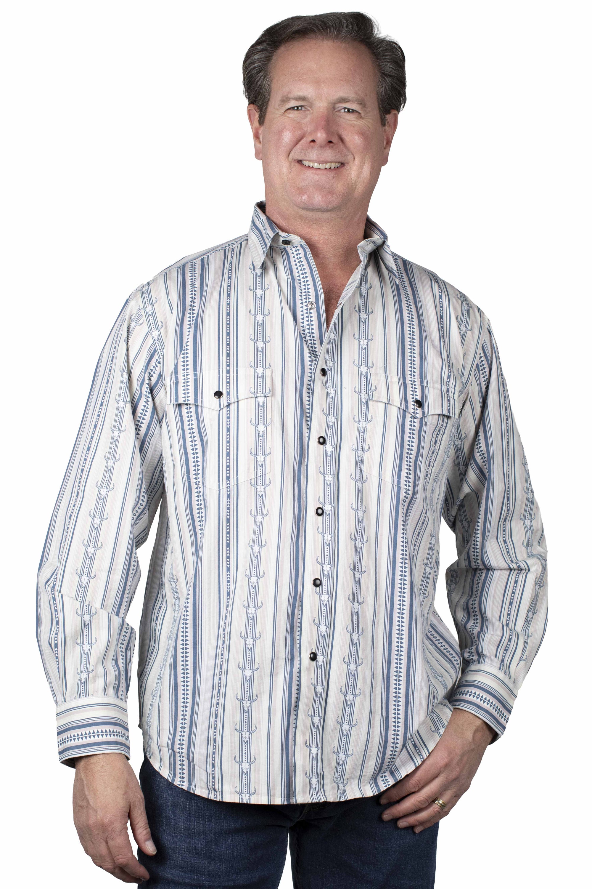 Stripe Longhorn Shirt