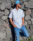 White Western Aloha Fusion Style Inspired Collection For Rodeo Themed Lifestyle Apparel
