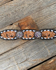 Classic AB Browband/One Ear Tack Set with Wither Strap  