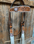 Whipstitch AB Browband/One Ear Tack Set with Wither Strap  