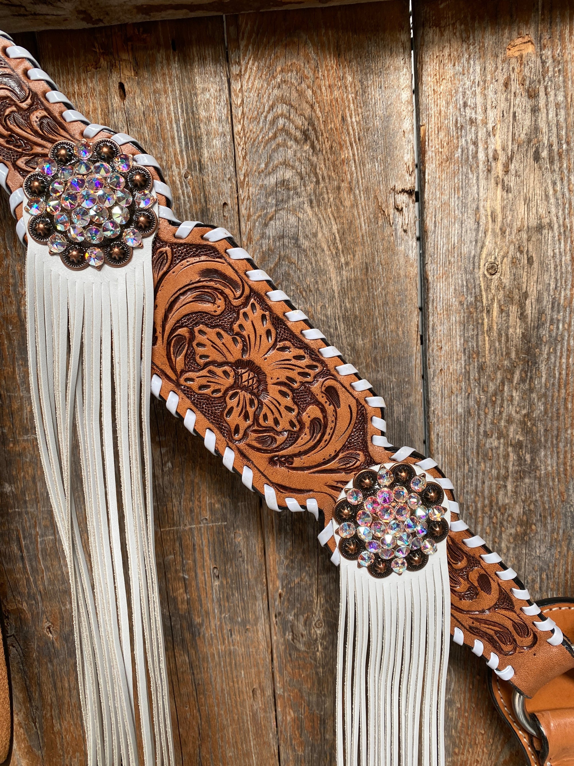 Whipstitch AB Browband/One Ear Tack Set with Wither Strap  