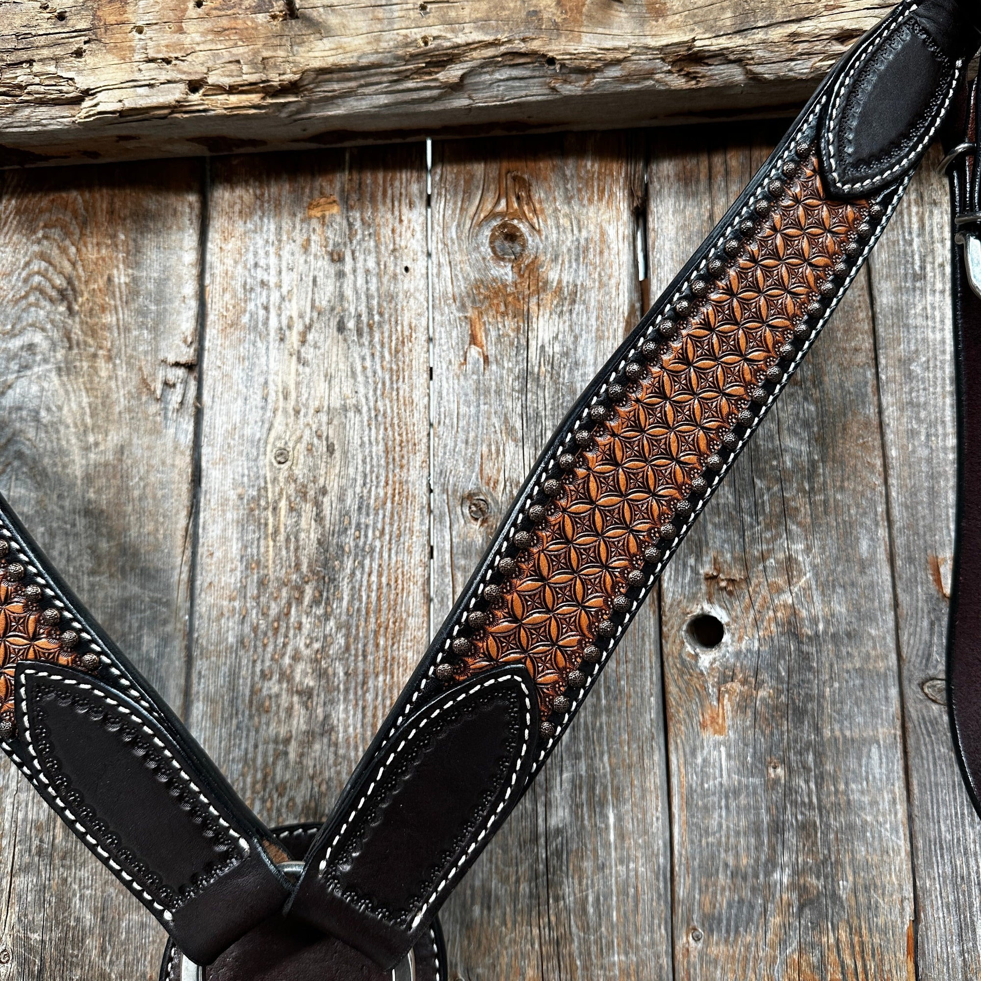 Two Tone Honeycomb Breastcollar 