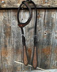 Two Tone Honeycomb One Ear Headstall / Bridle 