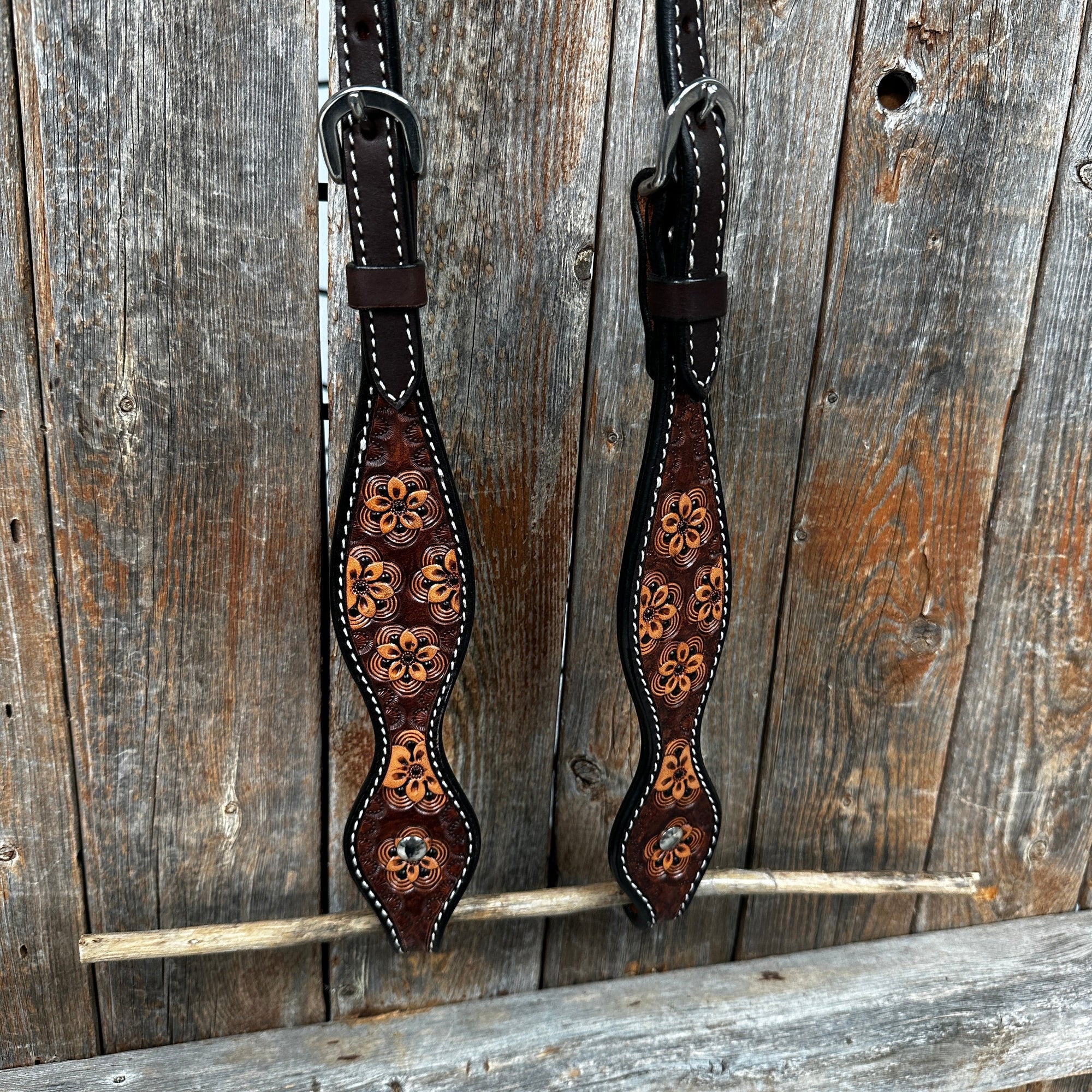 Flower Power One Ear Headstall / Bridle 