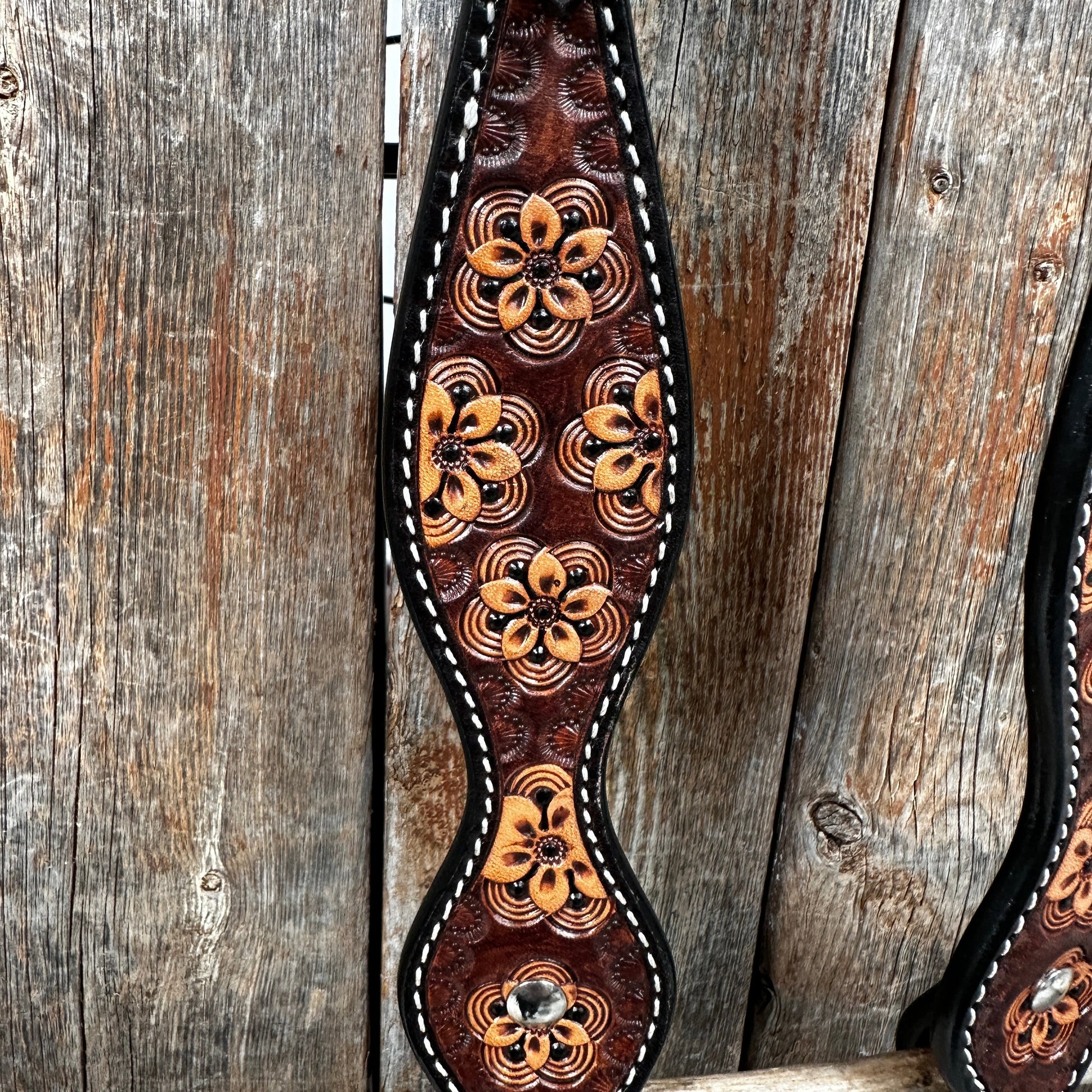 Flower Power One Ear Headstall / Bridle 