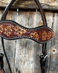 Flower Power Browband Headstall / Bridle 