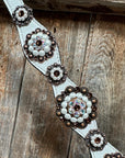 White Pearl One Ear/ Breastcollar Tack Set 