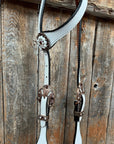 White Pearl One Ear/ Breastcollar Tack Set 