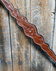 Floral Scalloped Medium Oil Breastacollar