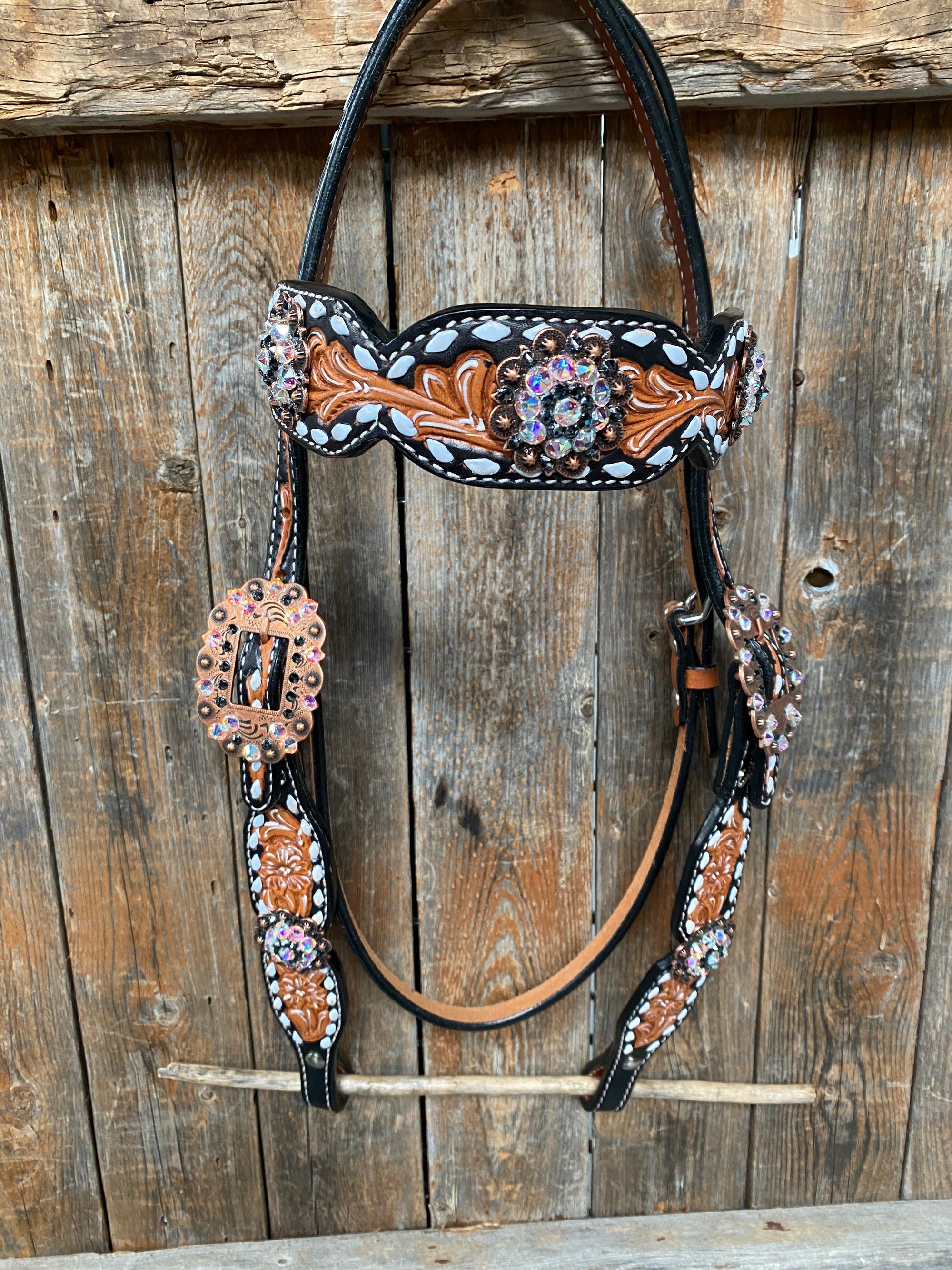 Browband/One Ear &amp; Breastcollar Set 