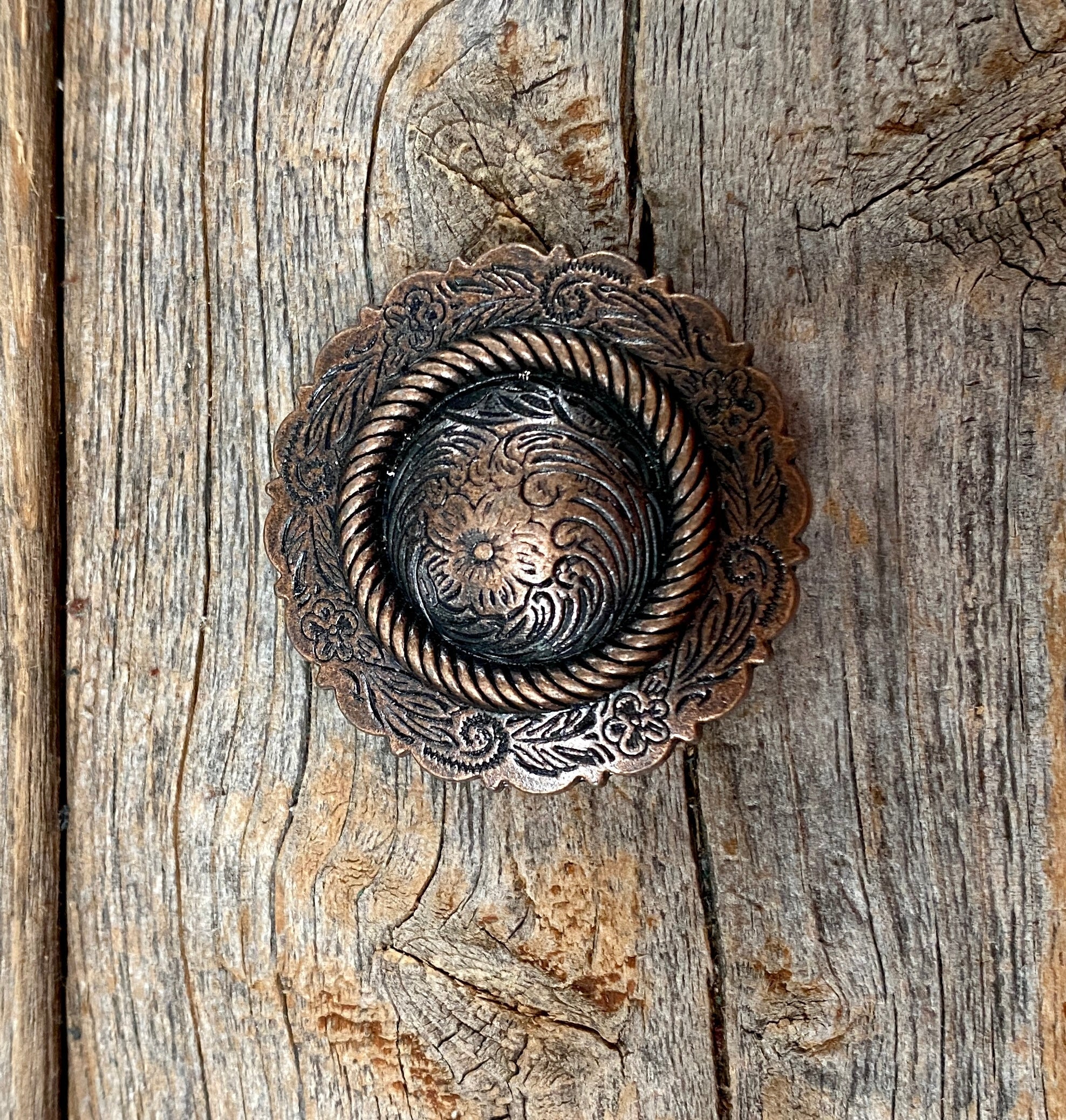 Copper Round Concho 1.5" W101L