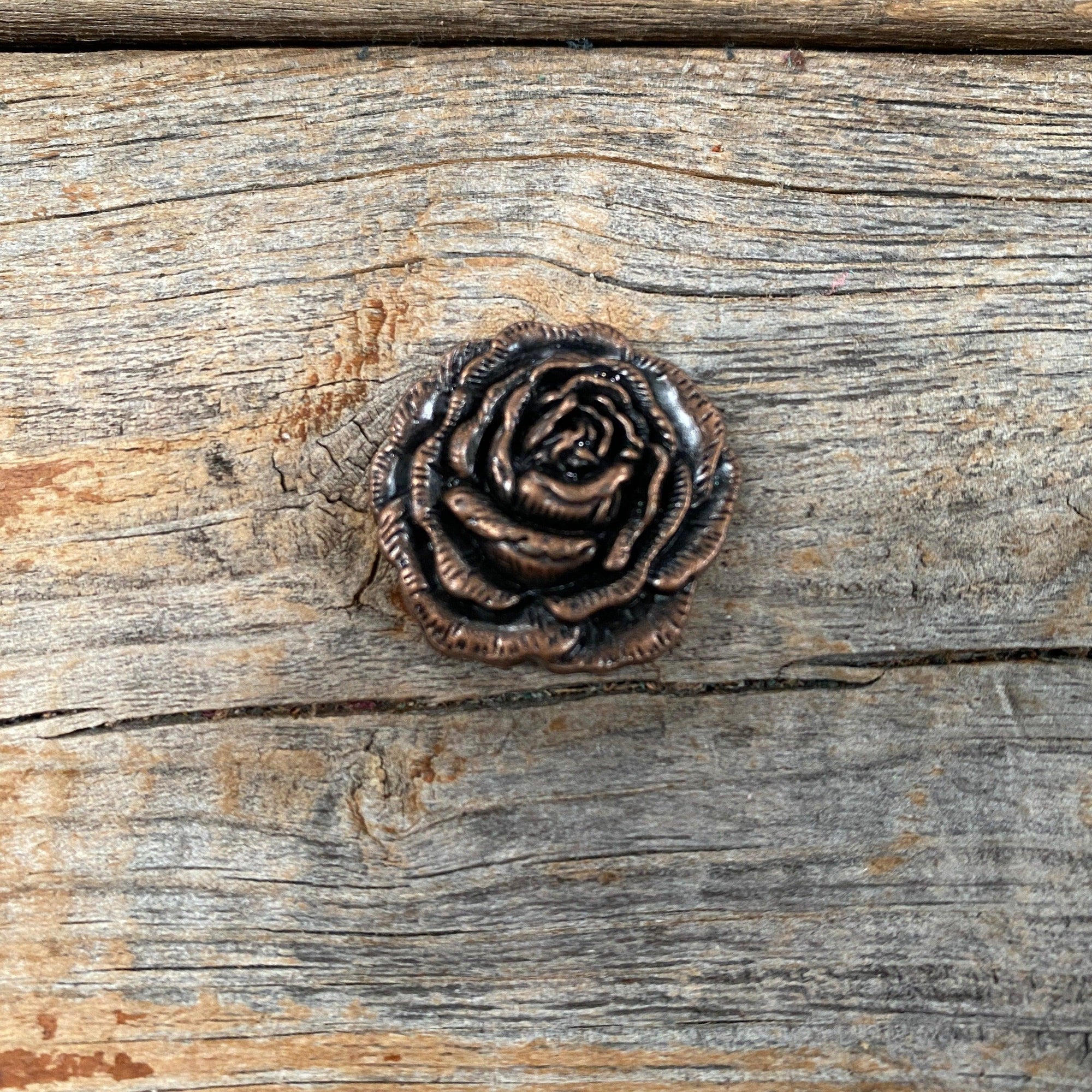Copper Rose Concho 1" W107CS