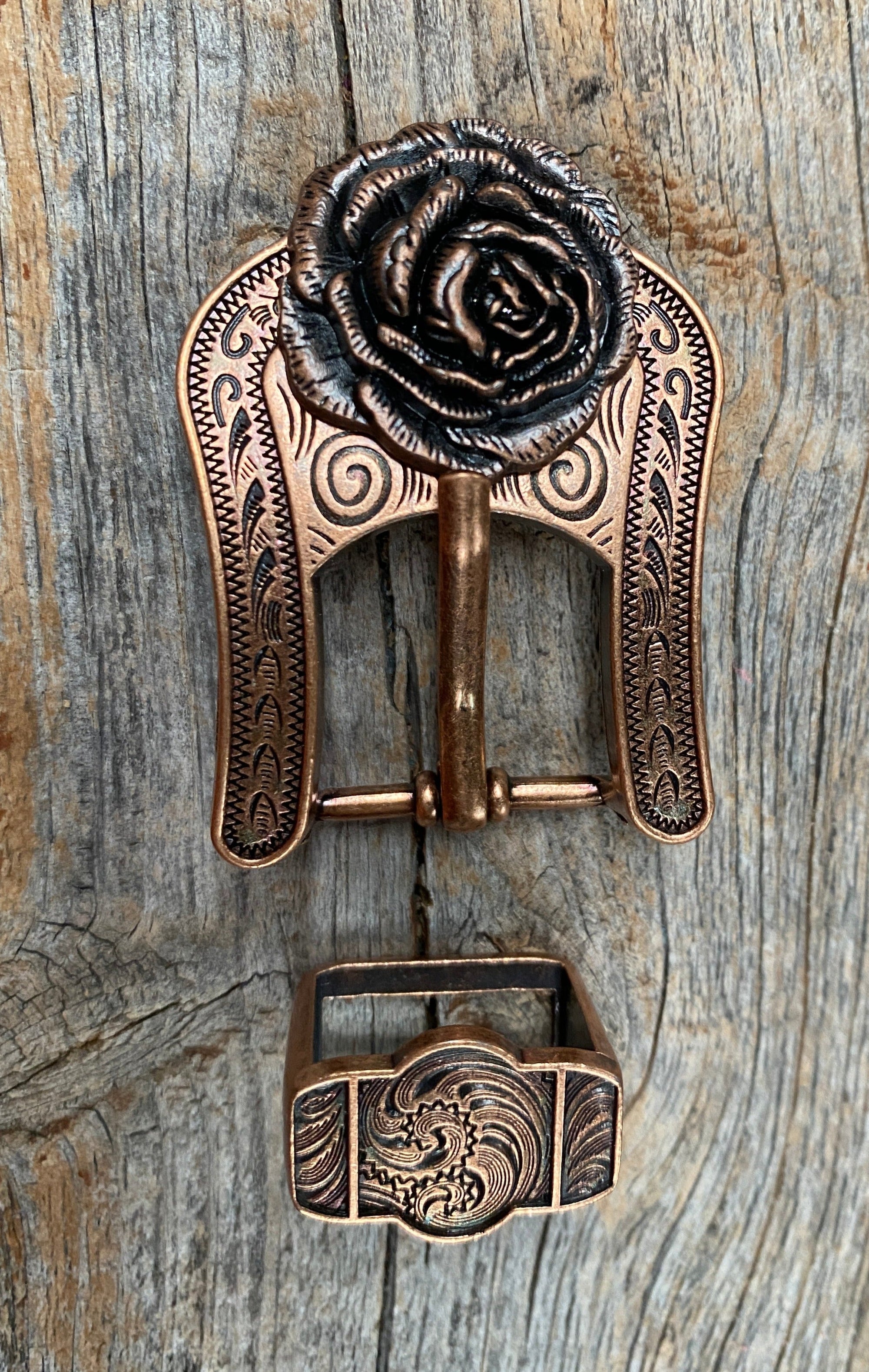 Copper Rose Concho Buckle Adapter W107COBA