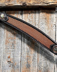 Foxtail and Copper Browband/One Ear Headstall & Breastcollar Tack Set 