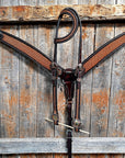 Foxtail and Copper Browband/One Ear Headstall & Breastcollar Tack Set 