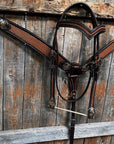 Foxtail and Copper Browband/One Ear Headstall & Breastcollar Tack Set 