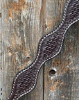 Basketweave Scalloped Dark Oil Breastcollar