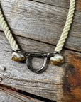 Natural Waxed Lariat Noseband
