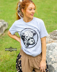 Happy Hereford Tee- GREY