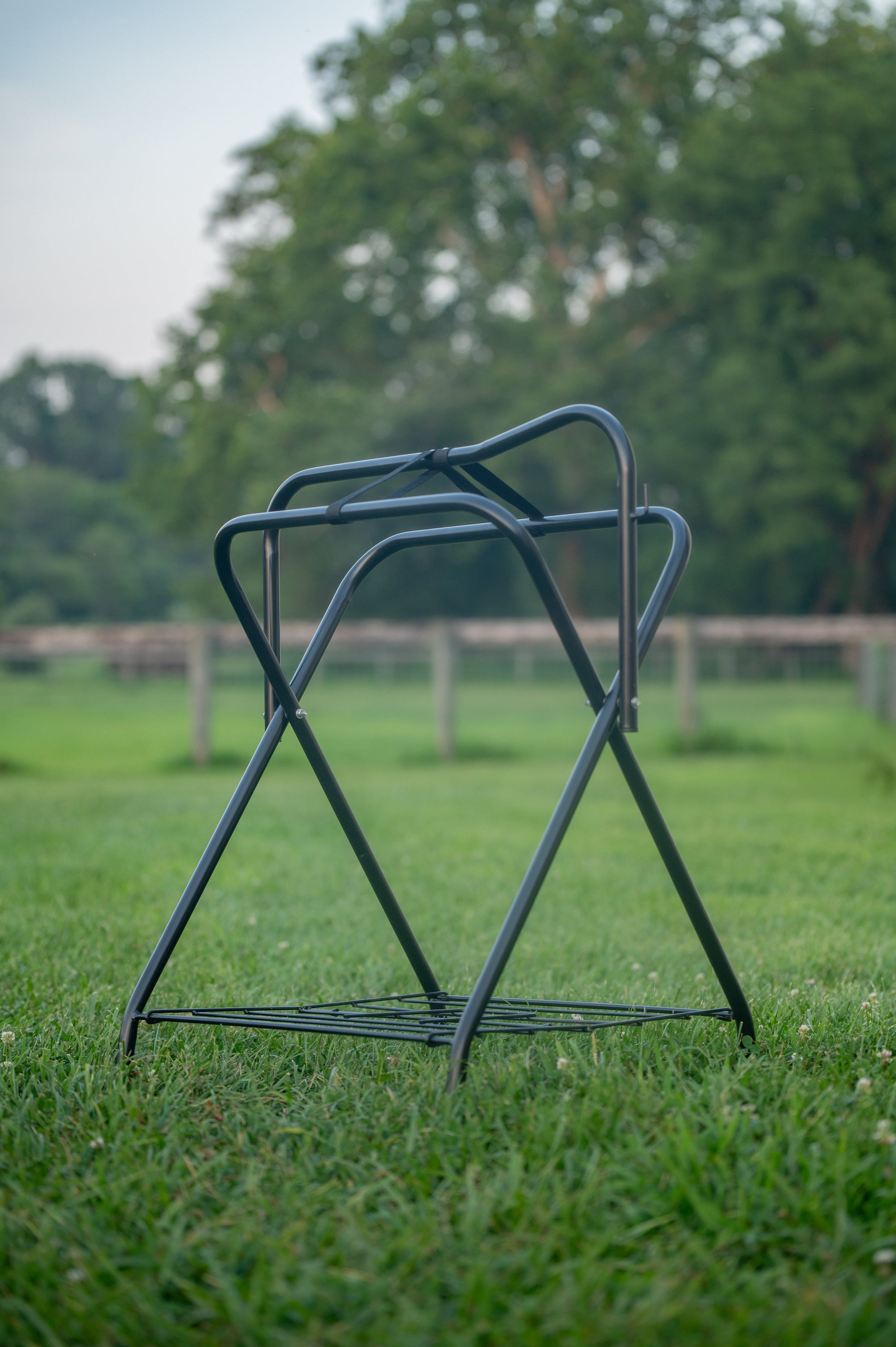 AJ Tack Freestanding Full Size Portable Horse Saddle Rack