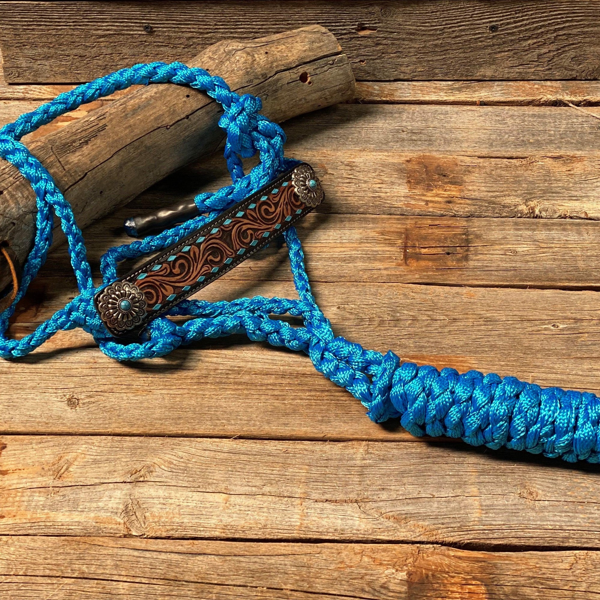 Blue Mule Tape Halter - Turquoise 