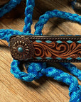 Blue Mule Tape Halter - Turquoise 