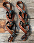 Western Medium Oil Rustic Tie Down Keepers