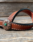 Western Medium Oil Rustic Tie Down Keepers