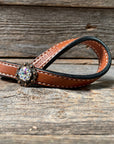 Crystal Medium Oil Rustic Tie Down Keepers