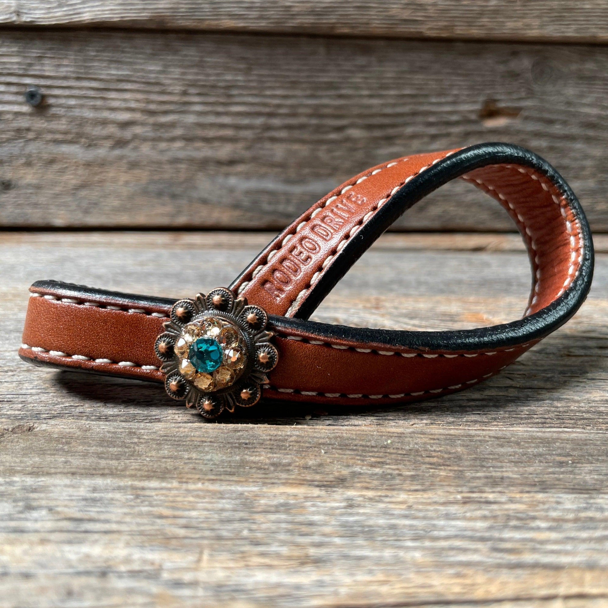 Crystal Medium Oil Rustic Tie Down Keepers