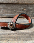 Crystal Medium Oil Rustic Tie Down Keepers