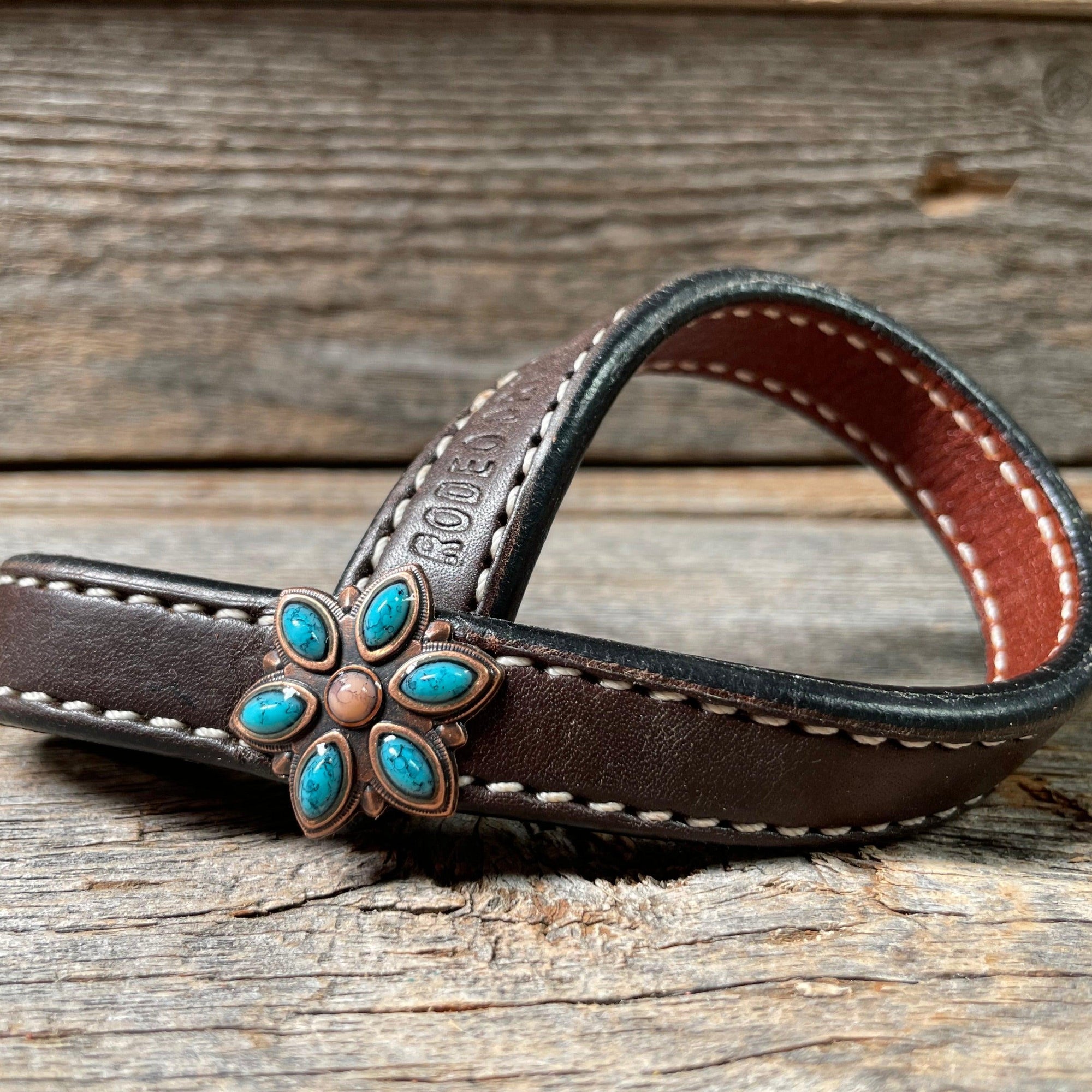 Western Dark Oil Rustic Tie Down Keepers