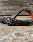 Crystal Dark Oil Rustic Tie Down Keepers