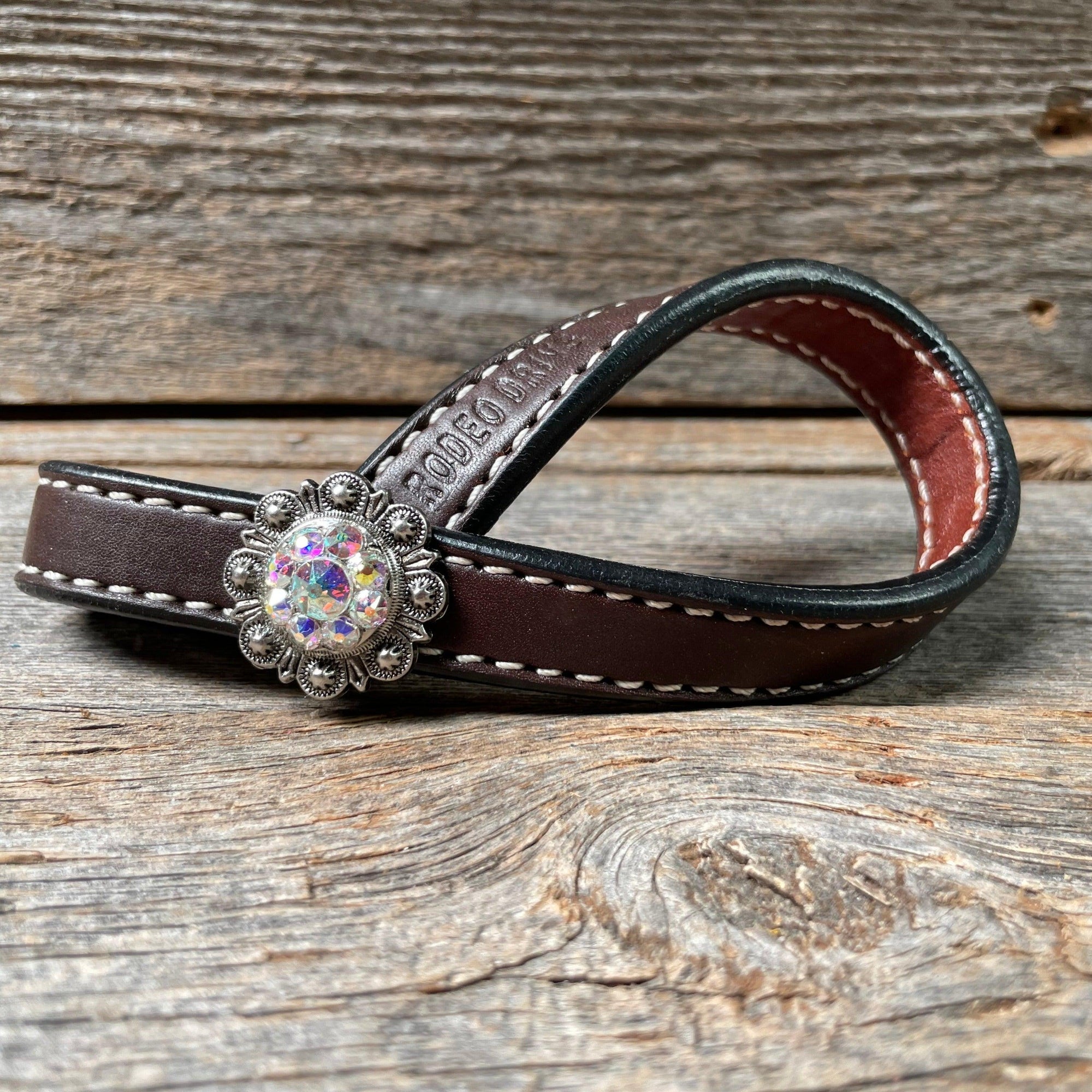 Crystal Dark Oil Rustic Tie Down Keepers