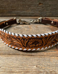 Light Oil Whipstitch Wither Strap 