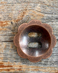 Copper Scalloped Slotted Concho 1.5" W164CL
