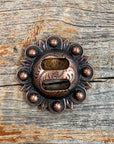 Copper Berry Slotted Concho 1.5" W172CL