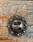 Antique Silver Berry Slotted Concho 1.5" W173L